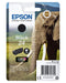 Epson 24 Serie Elefante, Cartuccia originale getto d'inchiostro Claria Photo HD, Formato Standard, Nero