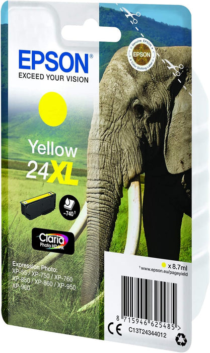 Epson Serie Elefante Cartuccia Getto d'Inchiostro, Giallo