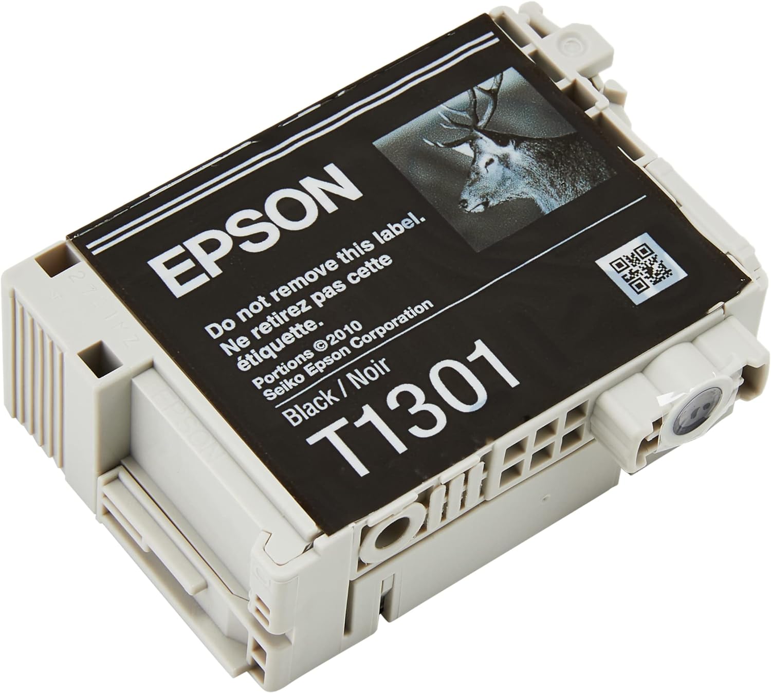 Epson T130 Serie Cervo, Cartuccia Originale Getto d'Inchiostro DURABrite Ultra, Formato XL, Nero