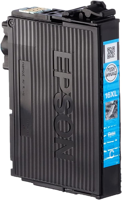 Epson 16XL Cyan Pen & Crossword High Yield Genuine, DURABrite Ultra Ink, XL High Capacity