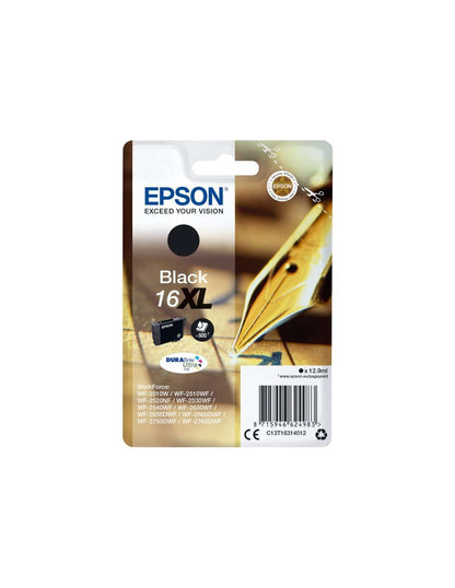 Epson 235M182 Original 16XL Tinte Füller (WF-2630WF, WF-2650DWF, WF-2660DWF, WF-2750DWF, WF-2760DWF), schwarz