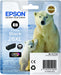 Epson 26XL Polar Bear Photo Black High Yield Genuine, Claria Premium Ink Cartridge