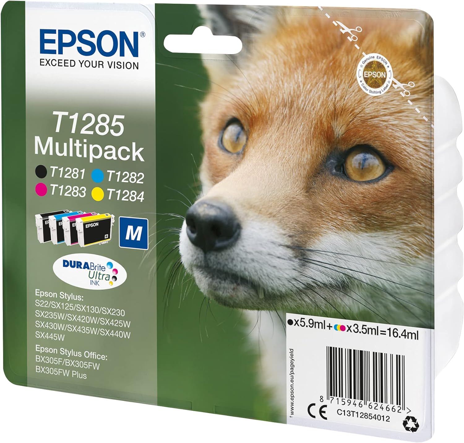 T1285 Fox DURABrite Ultra Multipack 4-colours Ink