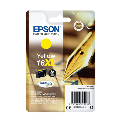 Epson 16 DURABrite Ultra Ink- Cartuccia d'Inchiostro, XL, Giallo (Yellow)