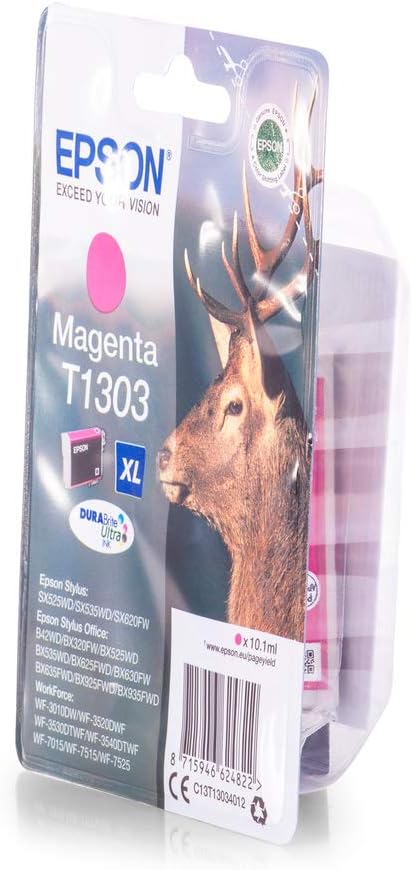 Epson Badger Inks Ltd C13T13034010 - Cartucho de tinta, XL válido para los modelos WorkForce, Stylus, Stylus Office BX935FWD, BX925FWD y otros, Ya disponible en Amazon Dash Replenishment