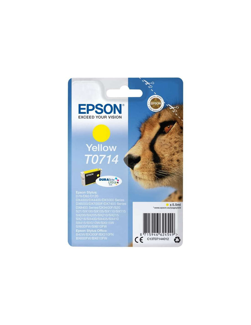Epson T071 Serie Ghepardo, Cartuccia originale getto d'inchiostro DURABrite Ultra, Formato Standard
