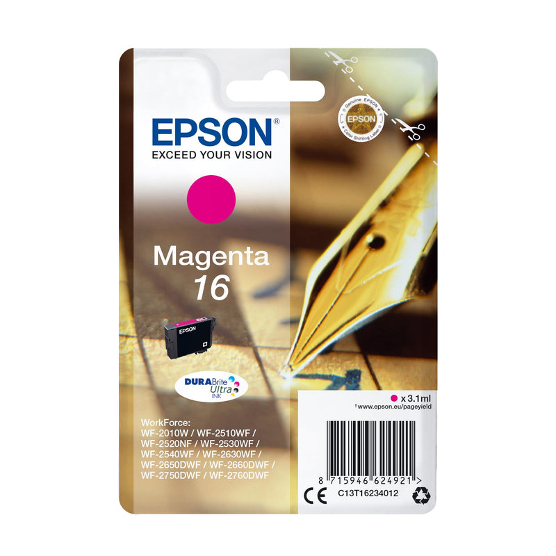 Epson 235M299 Original 16 Tinte Füller (WF-2630WF, WF-2650DWF, WF-2660DWF, WF-2750DWF, WF-2760DWF), magenta