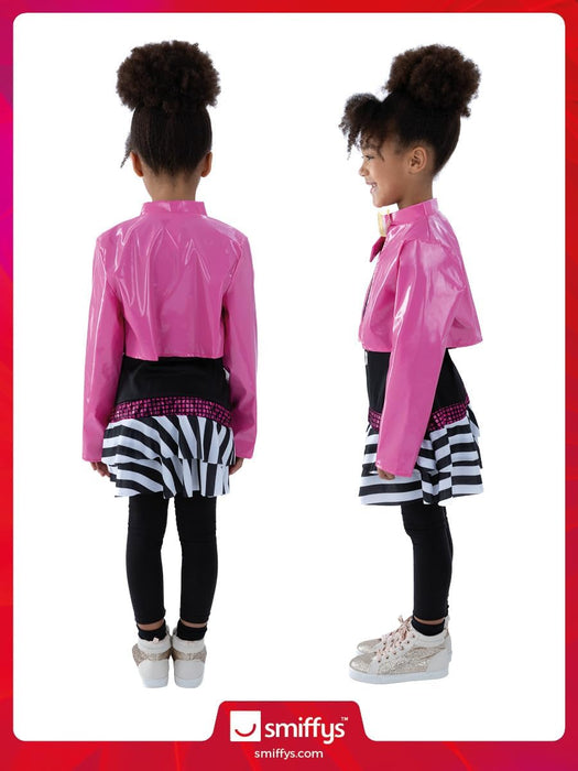 Smiffys Rockstar Glam Costume, Black (Size L)