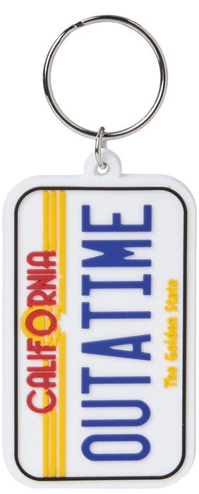 Pyramid International RK38572C Back to the future keychain ( license plate ) , Multi-Colour, 4.5 x 6 x 1.3 cm
