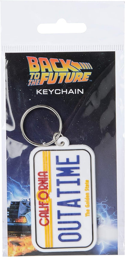 Pyramid International RK38572C Back to the future keychain ( license plate ) , Multi-Colour, 4.5 x 6 x 1.3 cm