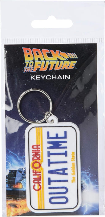 Pyramid International RK38572C Back to the future keychain ( license plate ) , Multi-Colour, 4.5 x 6 x 1.3 cm
