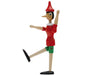 Teorema Giocattoli VD40192 Wooden Pinocchio Height 30 cm, multi-coloured