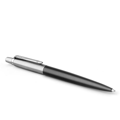 Parker Jotter Kugelschreiber | Bond Street Black | Mittlere Spitze | Blaue Tinte | Geschenkbox