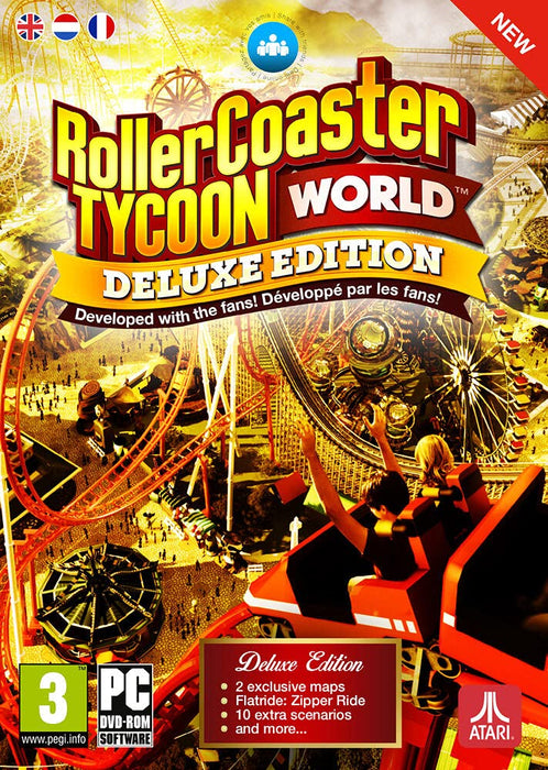Rollercoaster Tycoon World Deluxe Edition (PC DVD
