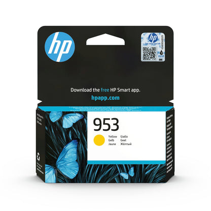 HP F6U14AE 953 Original Ink Cartridge, Yellow, Single Pack