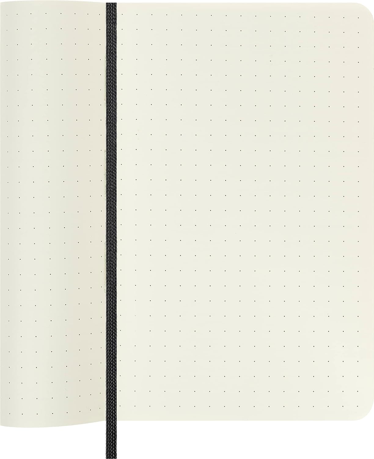 Moleskine Classic Dotted Paper Notebook, Soft Cover and Elastic Closure Journal, Color Black, Size Pocket 9 x 14 A6, 192 Pages