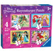 Ravensburger Disney Princess-4 in Box (12, 16, 20, 24 Piece) Jigsaw Puzzles For Kids Age 3 Years and Up