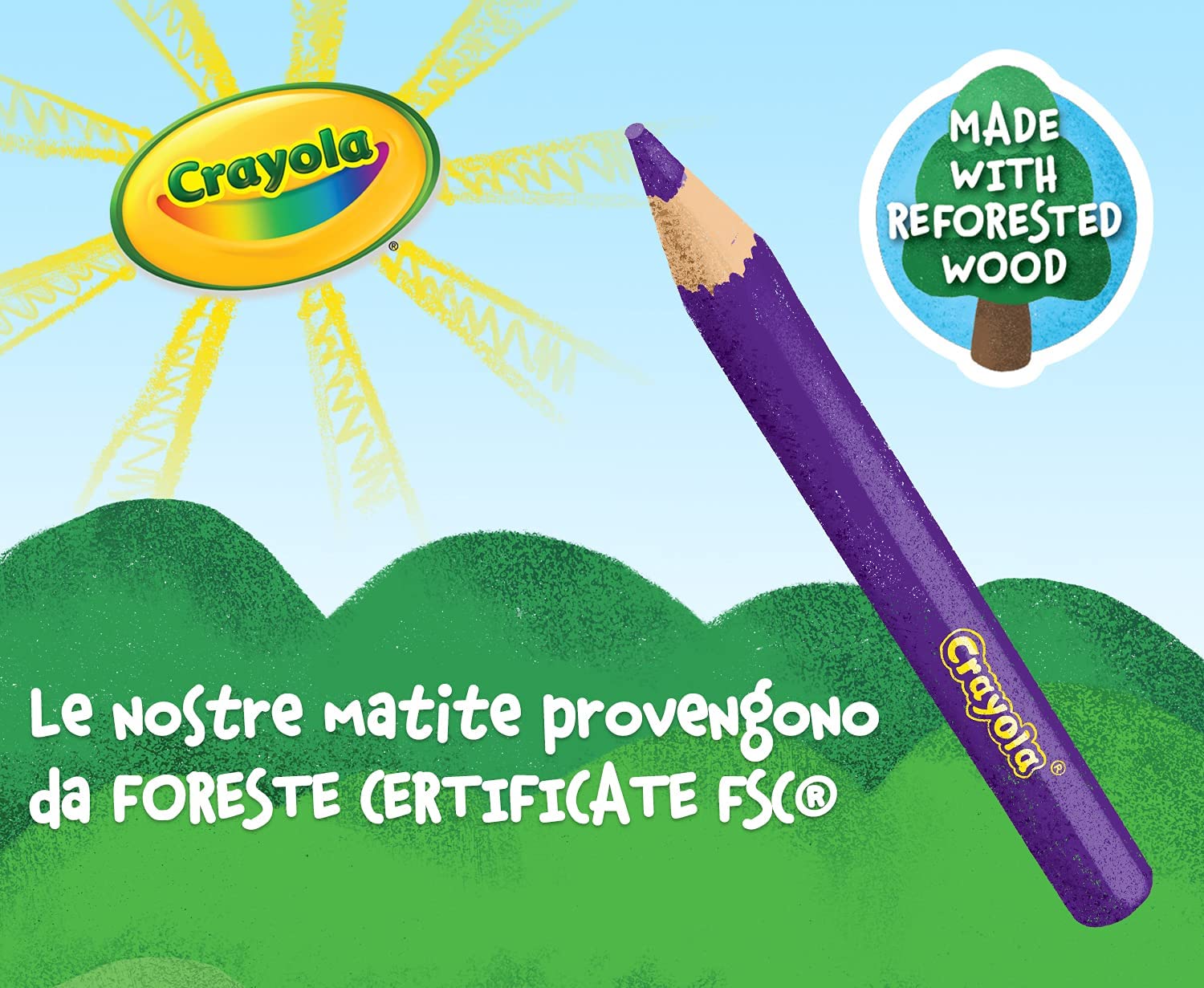 Crayola - Coloured Pencils Personalise ( 12 Pcs )