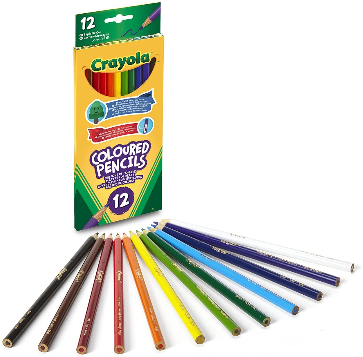 Crayola - Coloured Pencils Personalise ( 12 Pcs )