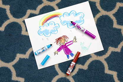 CRAYOLA Pip-Squeaks Mini Washable Felt Tip Colouring Pens - Assorted Colours (Pack of 7) | Designed with Little Hands in Mind! | Ideal for Kids Aged 3+