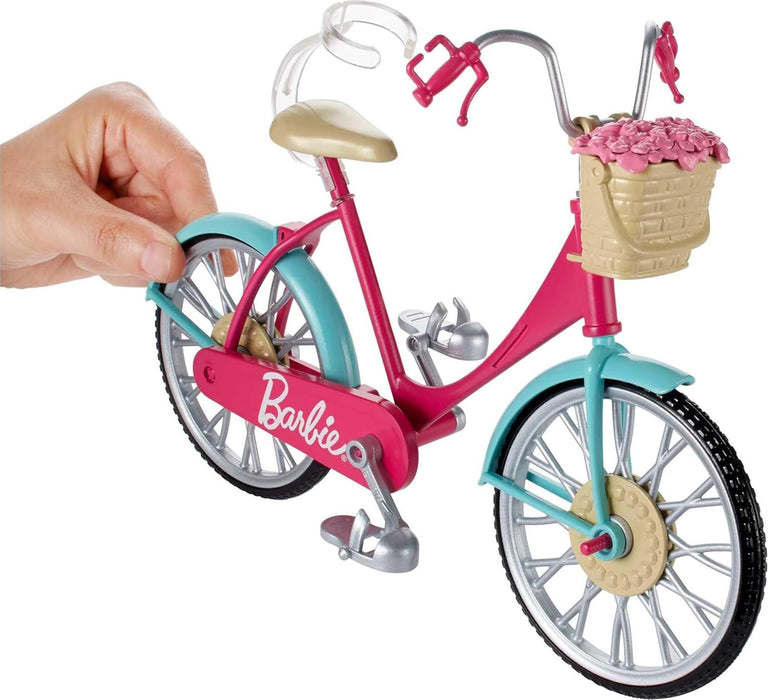 Barbie Bicycle with Basket of Flowers, DVX55