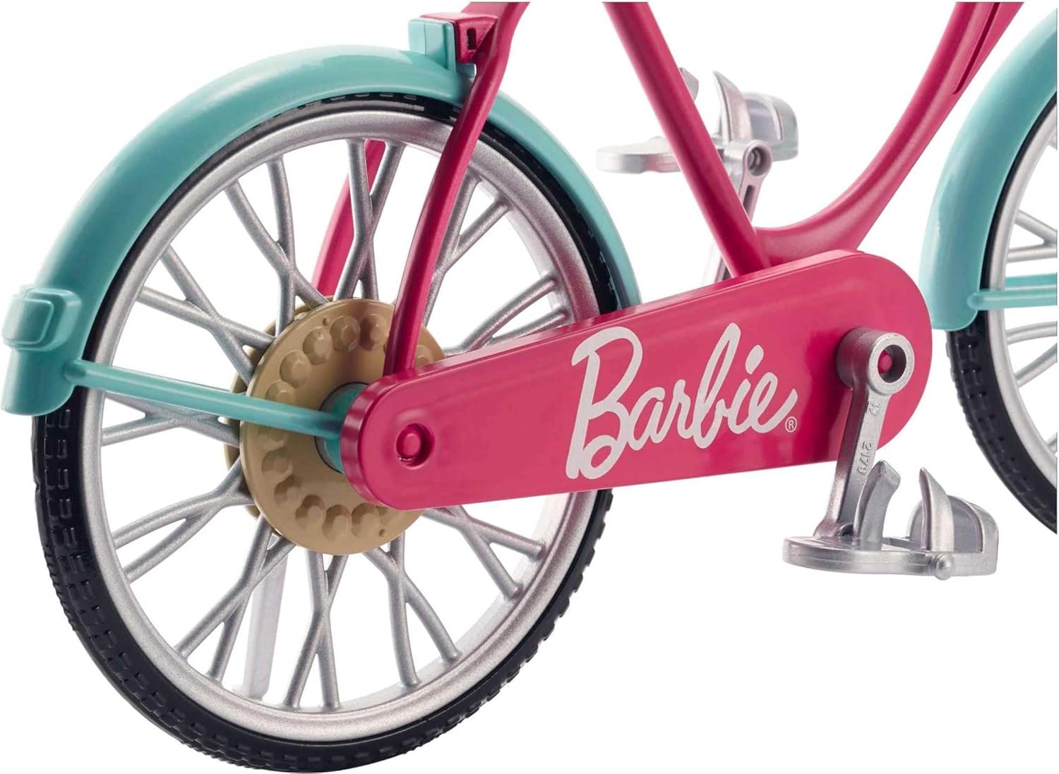 Barbie Bicycle with Basket of Flowers, DVX55