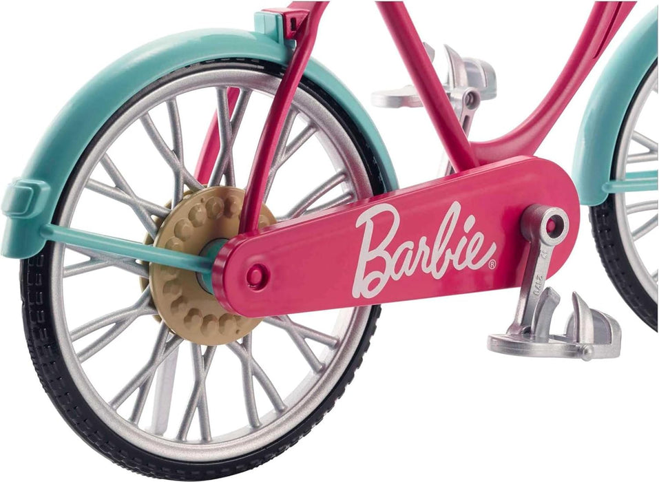 Barbie Bicycle with Basket of Flowers, DVX55