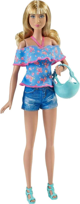 Barbie Bicycle with Basket of Flowers, DVX55