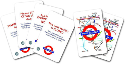 Mind the Gap Card Game | TFL | Card Matching Game for Adults & Kids | London Underground Travel Tin | Ages 6+, 2-8 Players