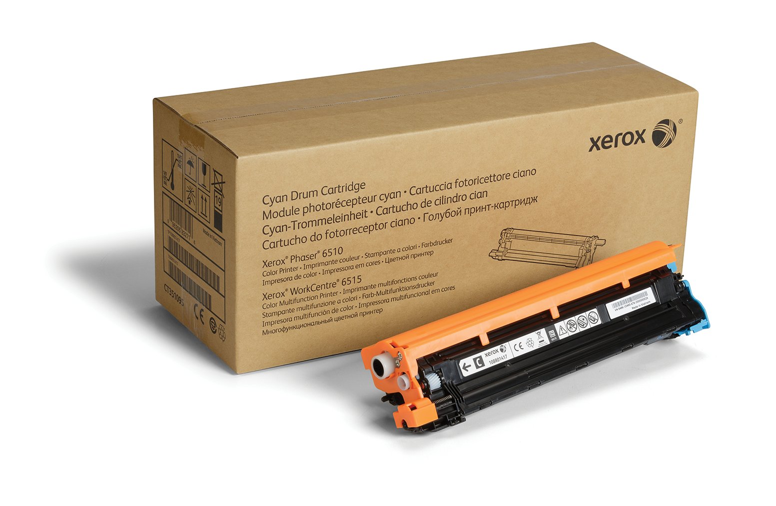 Xerox Originales Phaser 6510 / Workcentre 6515 Cyan Module photorécepteur (48,000 Pages) - 108R01417
