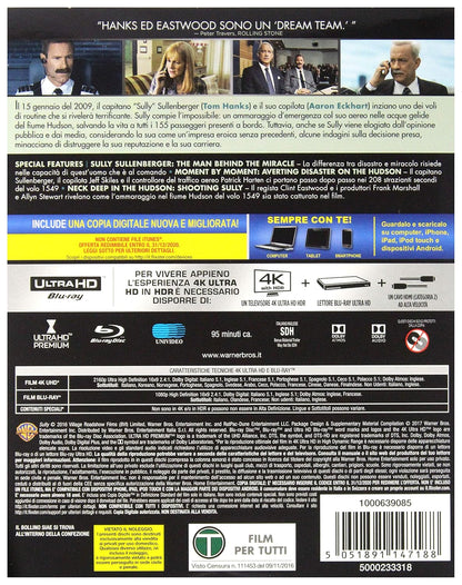 Sully (4K Ultra-HD + Blu-Ray + Dig.Copy
