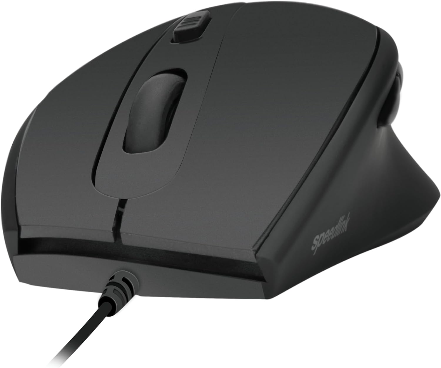Speedlink AXON Silent & Antibacterial Mouse - Silent and antibacterial mouse with USB port, black