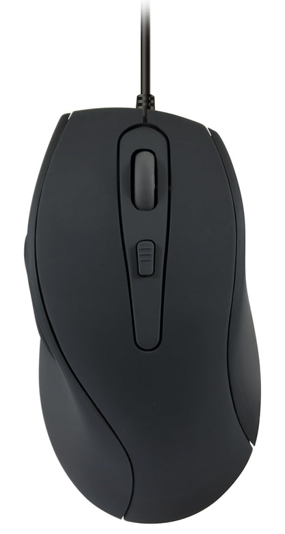 Speedlink AXON Silent & Antibacterial Mouse - Silent and antibacterial mouse with USB port, black