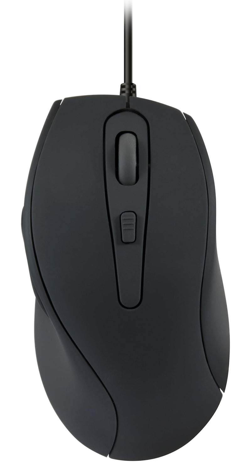 Speedlink AXON Silent & Antibacterial Mouse - Silent and antibacterial mouse with USB port, black