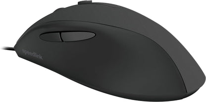 Speedlink AXON Silent & Antibacterial Mouse - Silent and antibacterial mouse with USB port, black