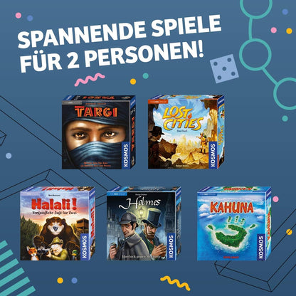 Thames & Kosmos Kahuna, Strategy Card Game, Family Games for Game Night, Competitive Games for Adults and Kids, For 2 Players, Age 10+, 7.9