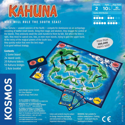 Thames & Kosmos Kahuna, Strategy Card Game, Family Games for Game Night, Competitive Games for Adults and Kids, For 2 Players, Age 10+, 7.9