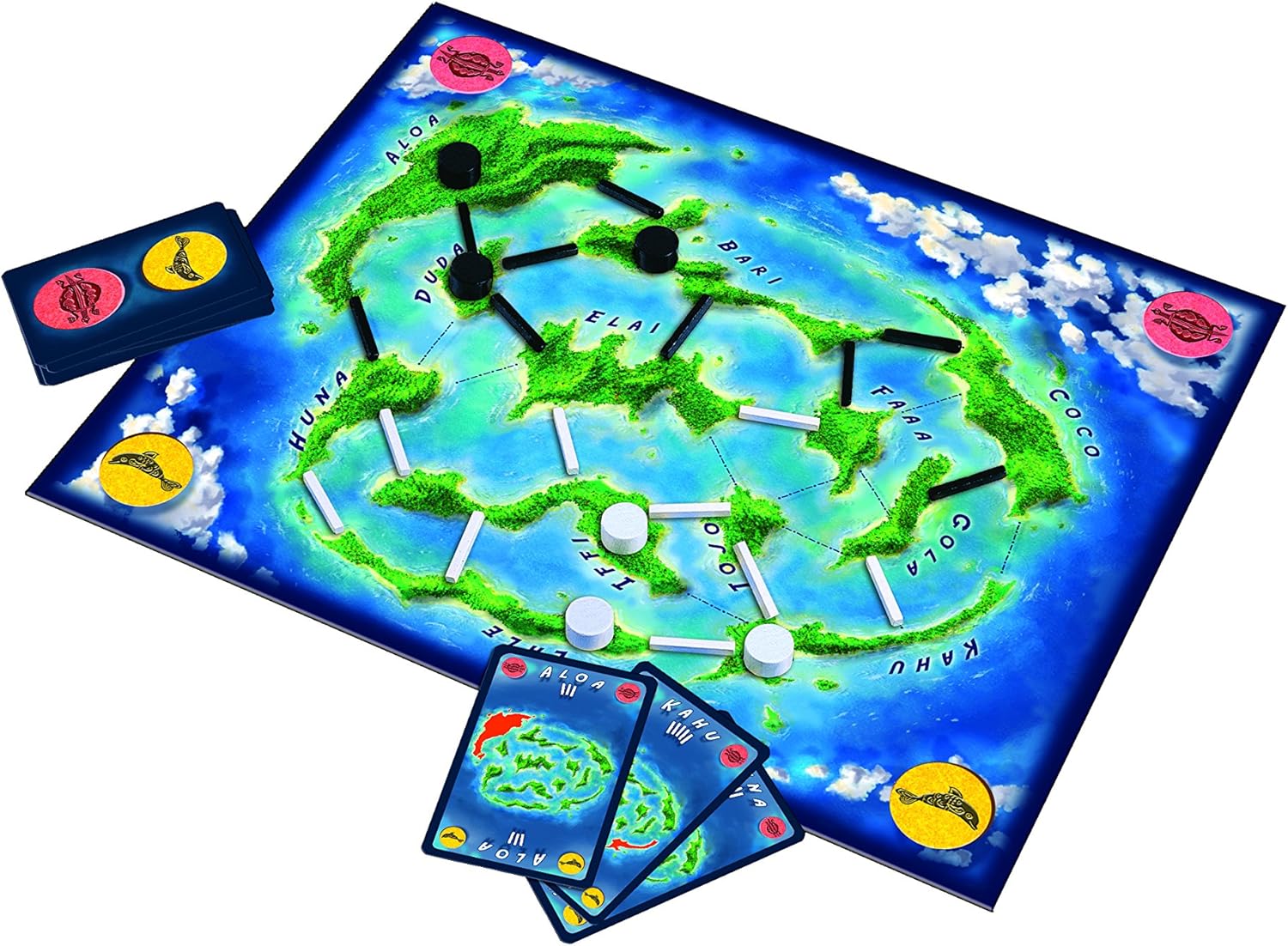 Thames & Kosmos Kahuna, Strategy Card Game, Family Games for Game Night, Competitive Games for Adults and Kids, For 2 Players, Age 10+, 7.9