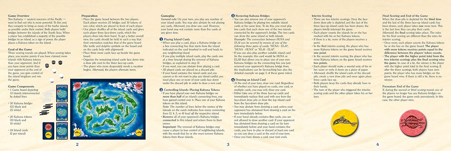 Thames & Kosmos Kahuna, Strategy Card Game, Family Games for Game Night, Competitive Games for Adults and Kids, For 2 Players, Age 10+, 7.9