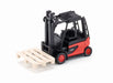 siku 1311, Forklift, Metal/Plastic, Red/Black, Incl. 1 pallet, Movable fork