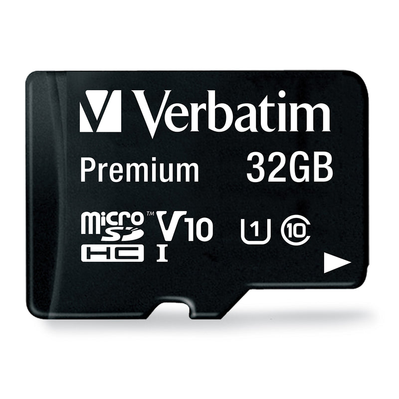 Verbatim 44083 32GB Class 10 Micro SDHC with Adapter,Black
