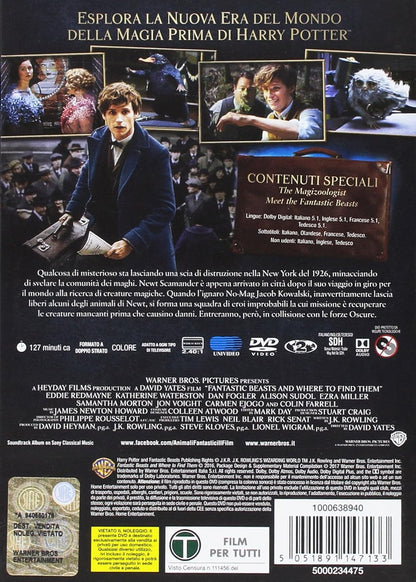 animali fantastici e dove trovarli Italian Import