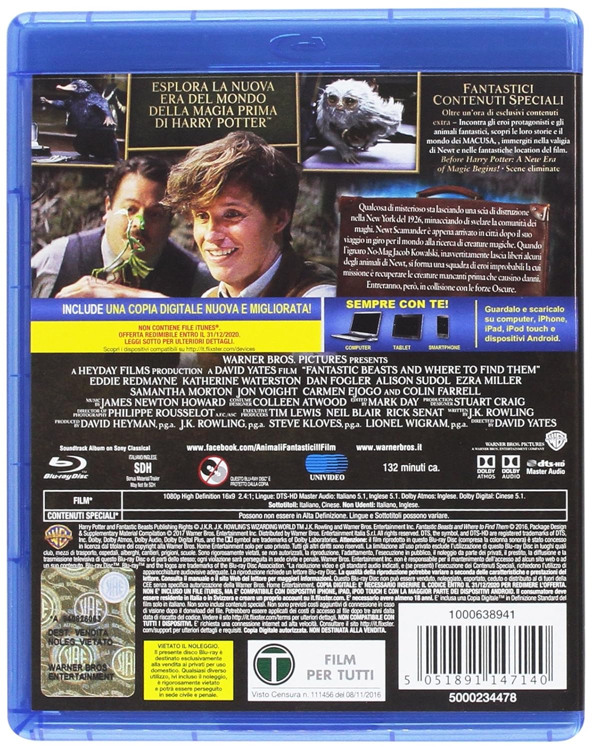 Fantastic Beasts and Where to Find Them  (IMPORT) (No English version
