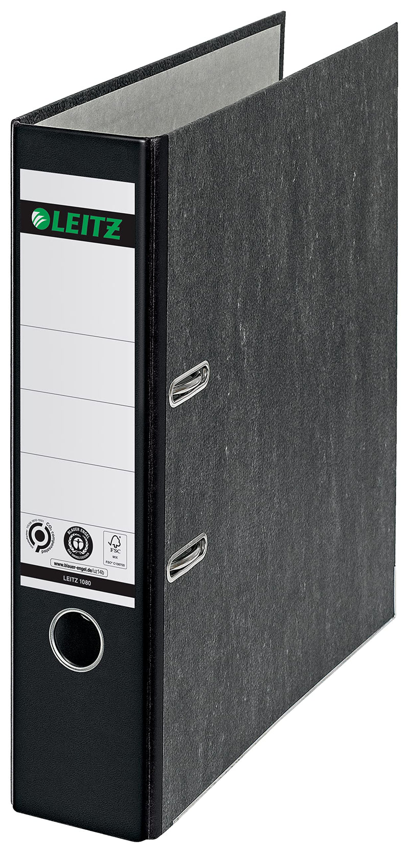Leitz 180° Lever Arch File, Classic Marbled, CO2 neutral, 100% Recycled Card, 10805095