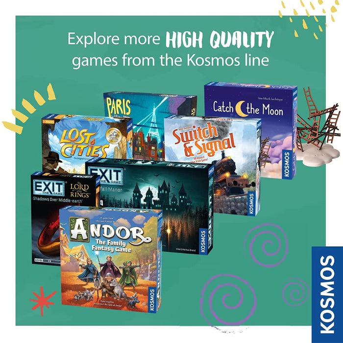 Exit: The Secret Lab | Exit: The Game - A Kosmos Game | Kennerspiel Des Jahres Winner & Exit: The Haunted Roller Coaster | Exit: The Game - A Kosmos Game from Thames & Kosmos