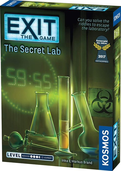 Exit: The Secret Lab | Exit: The Game - A Kosmos Game | Kennerspiel Des Jahres Winner & Exit: The Haunted Roller Coaster | Exit: The Game - A Kosmos Game from Thames & Kosmos