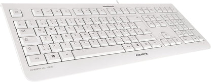 CHERRY ATEN KC-1000 Low Profile Keyboard - Light Grey
