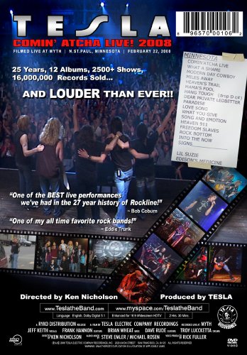 Tesla: Comin' Atcha Live! 2008