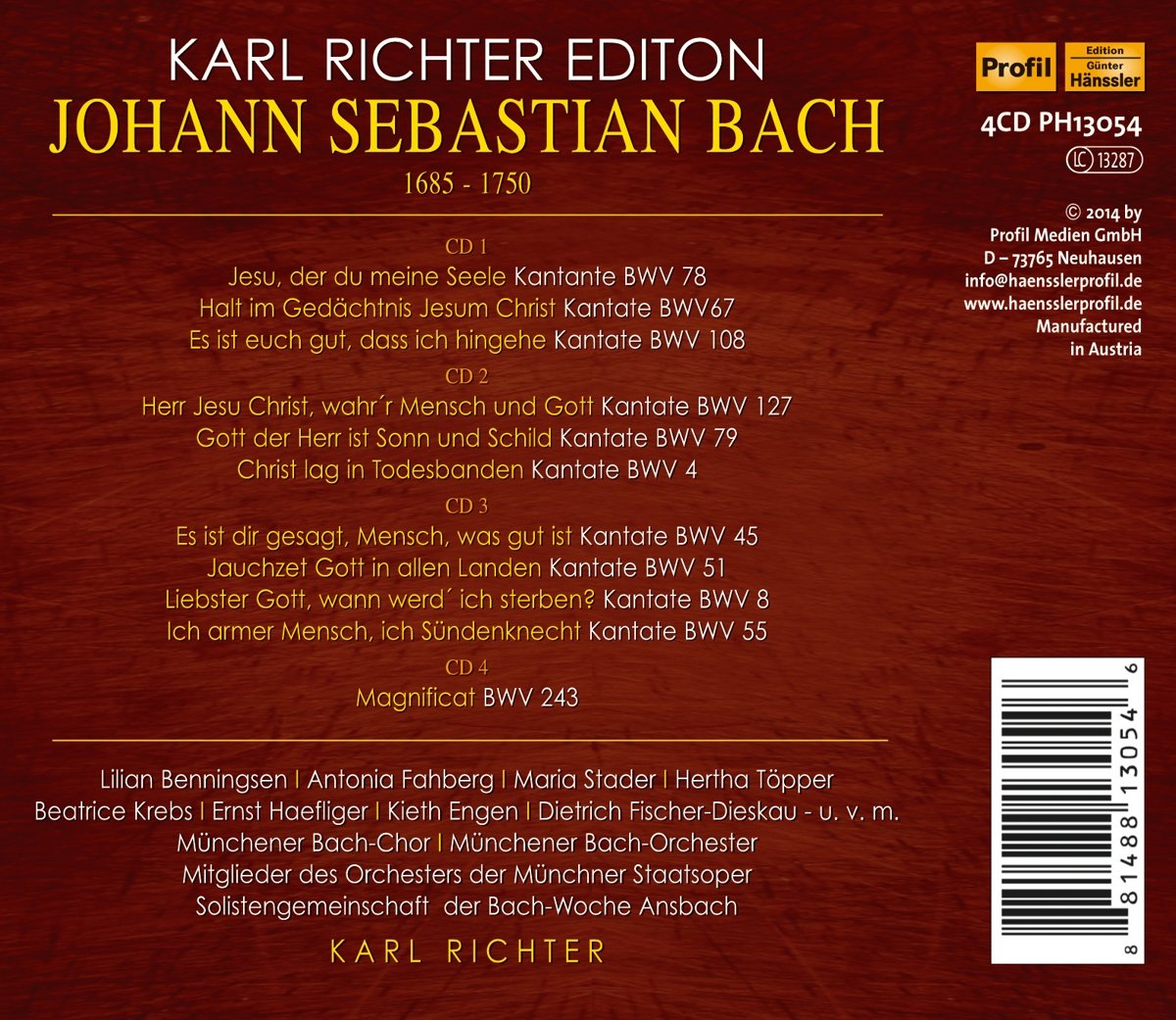 Karl Richter Edition - Bach: Magnificat