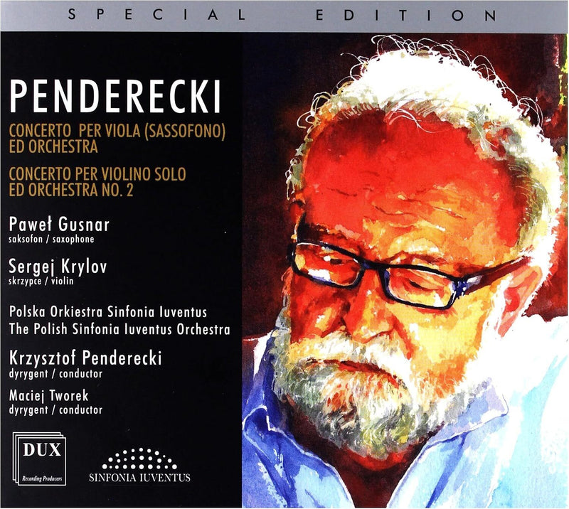Penderecki: Concerto Per Viola (Sassofono) Ed Orchestra/...